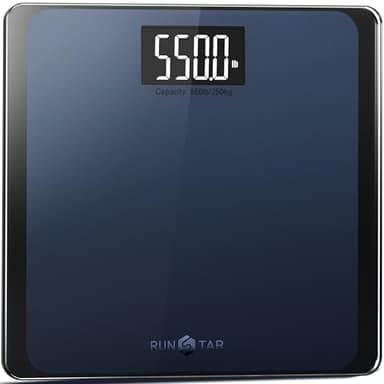 550lb Bathroom Digital Scale for Body Weight with Ultra-Wide Platform and Large LCD Display, Accurate High Precision Scale with Extra-High Capacity - Image 1