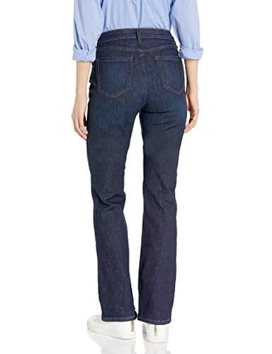 Amazon Essentials Women's Mid-Rise Stretchy Slim Bootcut Jean - Discontinued Colors, Dark Wash, 20 Long - Image 2
