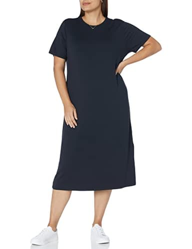 The Drop Women's Cora T-Shirt Midi Dress, Black, M - Image 4