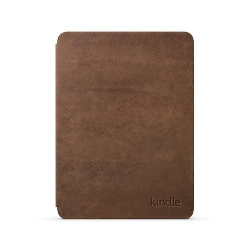 Amazon Kindle Paperwhite and Kindle Colorsoft Case, Lightweight and Foldable Protective Cover - Premium Leather