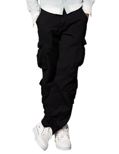 Match Men's Wild Cargo Pants(Black,30) - Image 1