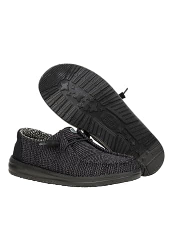 Hey Dude Wendy Stretch Sox Black/Black Size 10, Women’s Shoes, Women’s Slip-on Loafers, Comfortable & Light-Weight - Image 5
