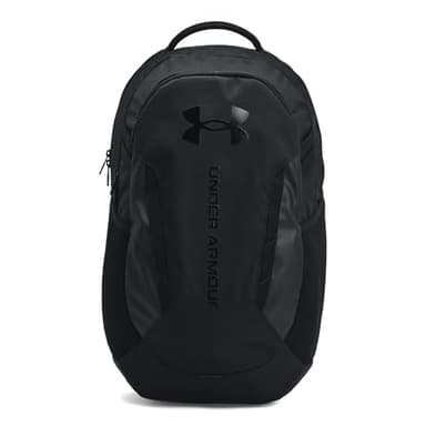 Under Armour Unisex-Adult Hustle 6.0 Backpack, (003) Black/Black/Black, One Size Fits Most - Image 1