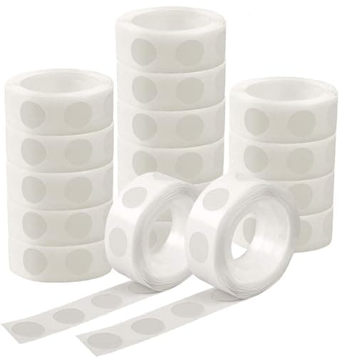 UPINS 6000 Pcs Balloon Glue Removable Adhesive Tape Double Sided Point Dots, 60 Rolls - Image 1