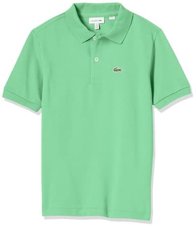 Lacoste Unisex Kids Short Sleeve Classic Pique Polo, Peppermint, 4Yr - Image 1