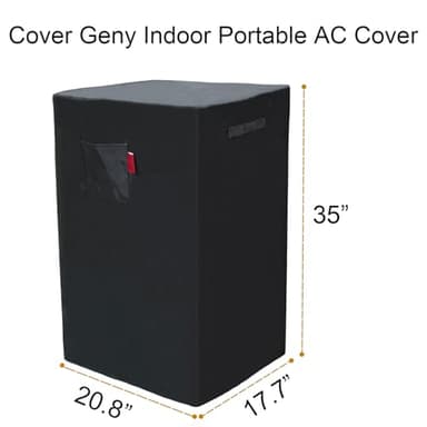 Indoor Portable Air Conditioner Cover Fits SereneLife 10000 BTU,HUMHOLD 12000 BTU,Shinco 10000/12000 BUT,Rintuf 12000/12800 BTU,AC Unit Dustproof Storage Protection Cover for Mobile AC 1 Pieces - Image 2