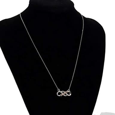 LQRI Grandma Necklace Grandma Gift Granny/Mimi/Nana/Nonna Infinity Love Charm Necklace Grandmother Nana Gift From Granddaughter Grandson (N-Nonna) - Image 4