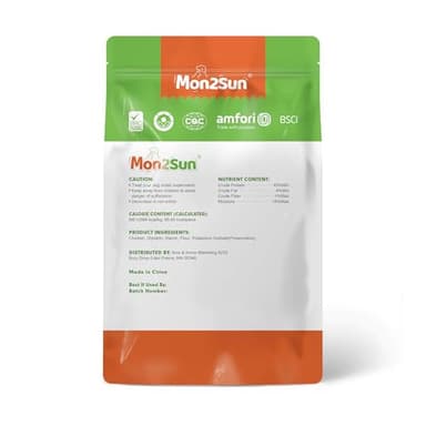 MON2SUN Chicken Jerky Dog Treats Made with Chicken Breast, High Protein & Grain Free, Training Treats for Small to Large Dogs (14.11 Ounce -Pack of 1) - Image 6