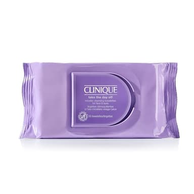 Clinique Take The Day Off Micellar Cleansing Makeup Remover Wipes For Face and Eyes - Image 1