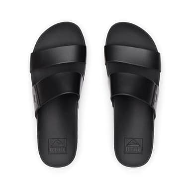 Reef Cushion Vista Hi Womens Platform Fashion Sandal, Arch Support, Ultra Soft Cushion Footbed, Black/Black, 10 - Image 3