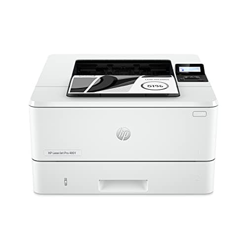 HP LaserJet Pro 4001n Black & White Printer, Print, Fast speeds, Easy setup, Mobile printing, Advanced security, USB, Ethernet Connection, Best-For-Office - Image 1