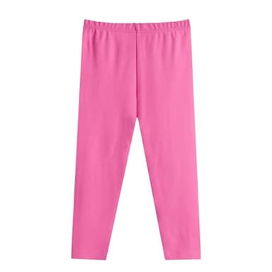 GLASH Kids Girls Pants, 4 Pack 2T/24M Girl Leggings Pink Bears/Dark Pink/Black/Grey - Image 8