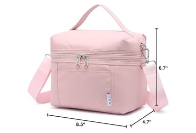 NOL Natural Organic Lifestyle Insulated Lunch Bags for Women Cooler Bag Lightweight Nylon Waterproof Lunch Box For Work - Image 9