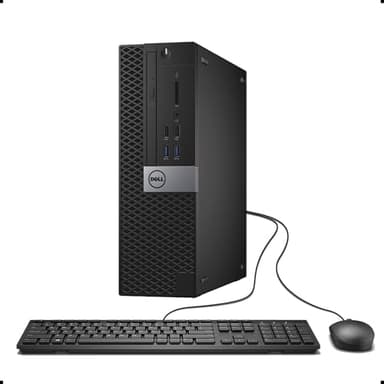 Dell Optiplex 3050 SFF Desktop and Monitor 24" FHD, Core 6th Gen Processor, 256GB SSD, 16GB RAM, RGB Headset, Keyboard＆Mouse, Optiplex Small Form Computer PC Windows 11 Pro (Renewed) - Image 6