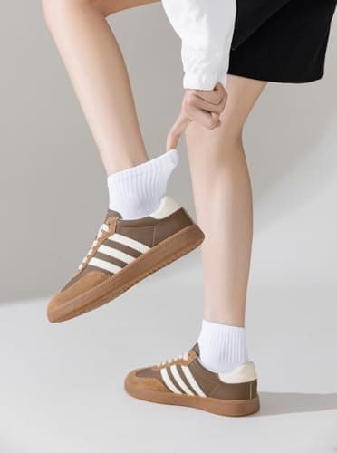 ACCFOD Womens White Ankle Socks Thin Cotton Gym Socks Athletic Mini Crew Socks 5-9 - Image 4