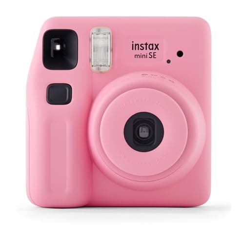 Fujifilm Instax Mini SE Fuji Instant Film Camera (Renewed) (Pink)