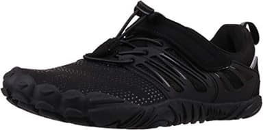 Joomra Womens Road Running Minimalist Barefoot Shoes All Black Trail Runner Size 8.5 Treadmil Cross Training Athletic Female Wide Toes Box Gym Trekking Hiking Sneakers 39 - Image 2