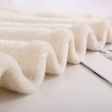 NANPIPER Baby Blankets, Super Soft Fleece Fuzzy Blanket for Toddler, Luxury Cozy Lightweight Microfiber Plush Blanket-Throw Size 30"x40",Beige - Image 3