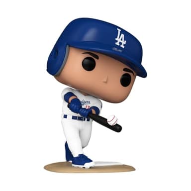 Shohei Ohtani #106 Home Uniform Facsimile Signed Reprint Laser Autographed Funko POP! Baseball MLB: Los Angeles Dodgers Figurine with Protector Case - Image 2