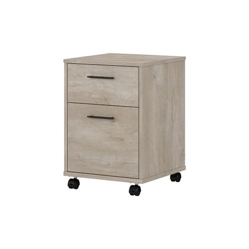 Bush Furniture Key West 2 Drawer Mobile File Cabinet, Rolling File Cabinet for Home Office - Image 1