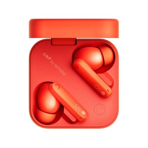 CMF Buds Pro 2 Wireless Earbuds, Hi-Res Audio with LDAC, 50 dB Hybrid Noise Cancelling Earbuds, Ultra Bass Technology, Bluetooth 5.3, 43H Play Time with Charging Case, 6 HD Mics Headphones, Orange - Image 1