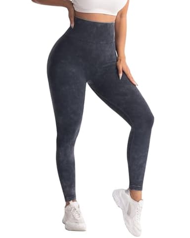 CHRLEISURE Workout Leggings Sets for Women, Gym Scrunch Butt Butt Lifting Seamless Leggings 3 Piece (2Black,MS Black, L) - Image 3