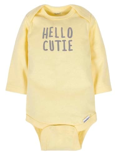 GerberUnisex Baby6 Pack Long-Sleeve Onesies BodysuitSheepPreemie - Image 2