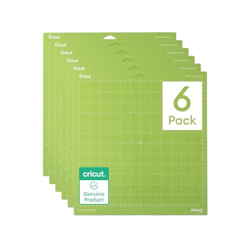Cricut StandardGrip Mat Pack (6 Count, 12in x 12in) - for Explore & Maker Machines - Image 1