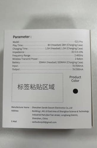 Wireless Earbuds, 2025 Bluetooth 5.4 Headphones Hi-Fi Stereo 3D Bass Ear Buds, 4 ENC Noise Cancelling Mic, 36Hrs USB-C in-Ear Earphones, IP7 Waterproof Workout Sport for Laptop Pad Android iOS, Black - Image 9