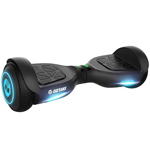 Gotrax EDGE Hoverboard with 6.5" LED Wheels & Headlight, Top 6.2mph & 4 Miles Range Power by Dual Brushless Motor, UL2272 Certified and 50.4Wh Battery Self Balancing Scooters for 44-176lbs Kids Adults (Black) - Image 1