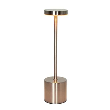 Simple Designs LD1083-SLV 12.75" Mushroom Magic Disc Dimming & Rechargeable Cordless 4-Way Touch Sensor Stick Desk Lamp, Silver - Image 3