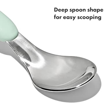 OXO Tot Fork and Spoon Set - Opal - Image 3