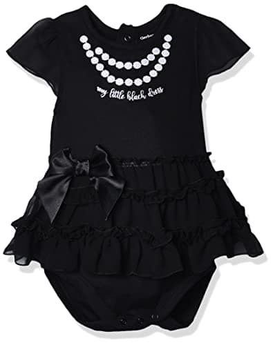 Gerber Baby Girls' Bodysuit with Tutu Skirt, Black Dress, 0-3 Months - Image 1