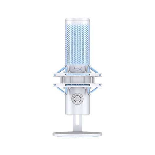 HyperX Quadcast 2 Frost – USB Microphone for Gaming, Streaming and Podcasting, with On-Board Controls, LED Lighting, Removable Shock Mount - Image 1