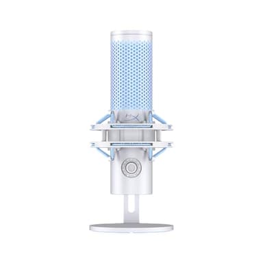 HyperX Quadcast 2 Frost – USB Microphone for Gaming, Streaming and Podcasting, with On-Board Controls, LED Lighting, Removable Shock Mount - Image 1