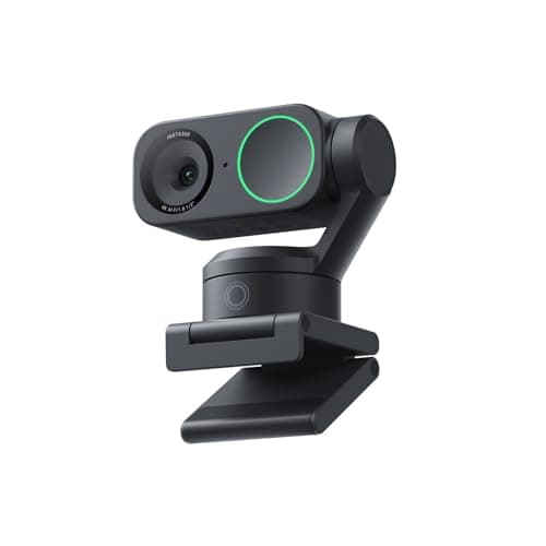 Insta360 Link 2 - PTZ 4K Webcam for PC/Mac, 1/2" Sensor, AI Tracking, HDR, AI Noise-Canceling Mic, Gesture Control for Streaming, Video Calls, Gaming, Works with Zoom, Teams, Twitch & More - Image 1