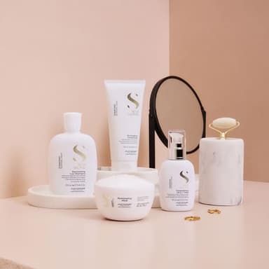 ALFAPARF MILANO Semi di Lino Diamond Extraordinary All-in-1 Leave-In Fluid with Thermal Protection - Detangles, Protects, Softens, Smooths, Controls, Seals Cuticles - Vegan Formula - 4.23 fl. oz. - Image 5