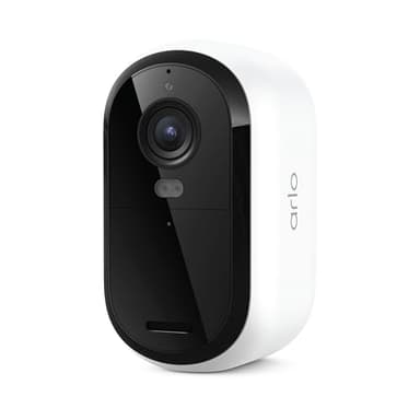 Arlo Essential Security Camera (3rd Gen - 2025 Release), 2K, Battery Power, Person Recognition, Package Detection, Animated Preview, 1-Month Trial of Secure Plan, Dual-Band WiFi, 1 Cam, White - Image 1