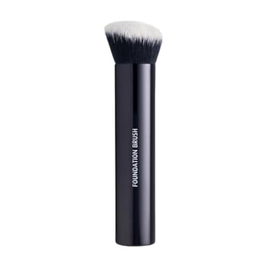 Lune+Aster Foundation Brush - High-performance foundation brush to apply liquid, stick or powder foundations. Angled, vegan bristles. - Image 1
