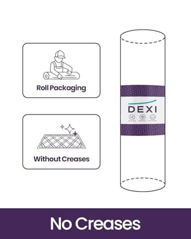 DEXI Door Mat Inside Entrance 32x48, Ultra Non Slip Rubber Backed Dirt Trapper, Low Profile Thin Welcome Doormat, Absorbent Easy Clean Entry Mats for Entryway, Patio, Grey - Image 6