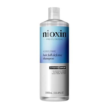 Nioxin Hair Fall Defense Shampoo | Activates Hair Follicles for Visibly Less Hair Loss | With Niacinamide, Caffeine, Lauric Acid, and Sandalore | 33.8 Fl Oz. - Image 1
