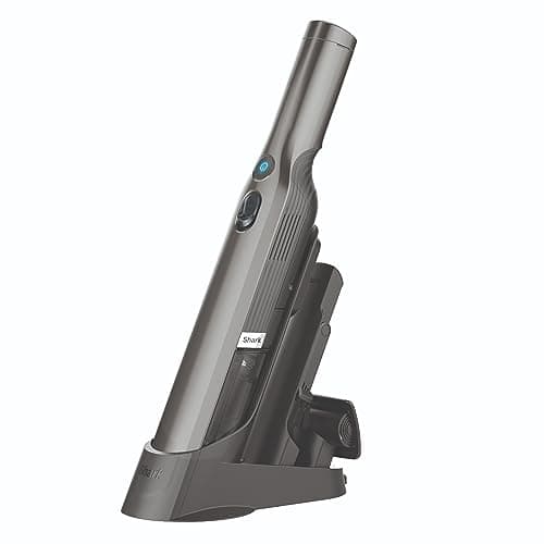 Shark WV201 WANDVAC Handheld Vacuum, Lightweight at 1.4 Pounds with Powerful Suction, Charging Dock, Single Touch Empty and Detachable Dust Cup,Graphite, Slate - Image 1