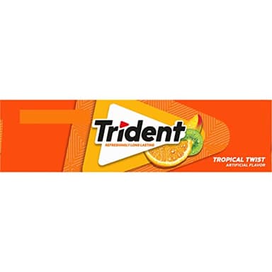 Trident Tropical Twist Sugar-Free Chewing Gum, 14 Count (Pack of 12) (168 Total Pieces) - Image 16