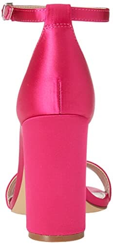 The Drop Women's Rebecca Strappy High Block-Heel Sandal, Pink Satin, 7.5 - Image 3