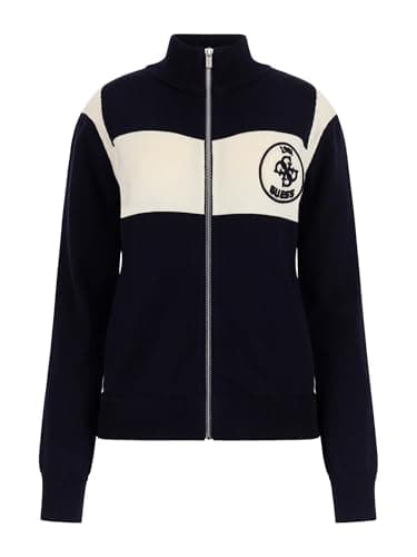 GUESS Women's Michela Full Zip Sweater, Daring Ocean - Image 3