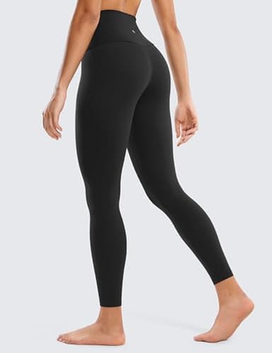 CRZ YOGA Butterluxe High Waisted Lounge Legging 25" - Buttery Soft Workout Yoga Pants for Women Black Large - Image 2