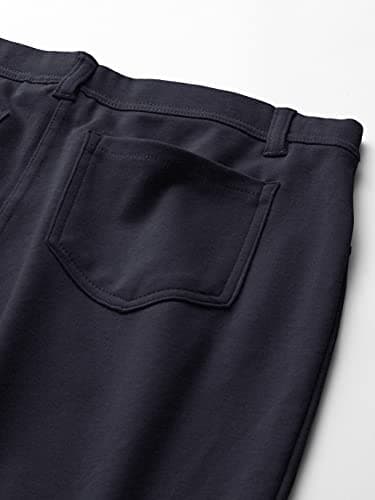 Nautica Little Girls' School Uniform Stretch Bermuda Short, Navy Knit, 6X - Image 2