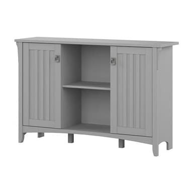 Bush Furniture Salinas Accent Storage Cabinet with Doors and Shelves, Farmhouse Cabinet Buffets & Sideboards - Image 1