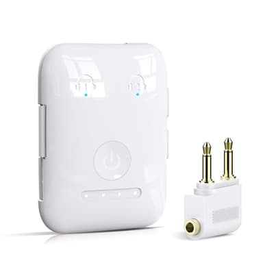 Premium Bluetooth 5.4 Transmitter, Airplane Wireless Adapter, Supports 2 AirPods/Headphones, Bluetooth Transmitter for TV, Airplane, Gym, with aptX Adaptive & Low Latency - Image 1