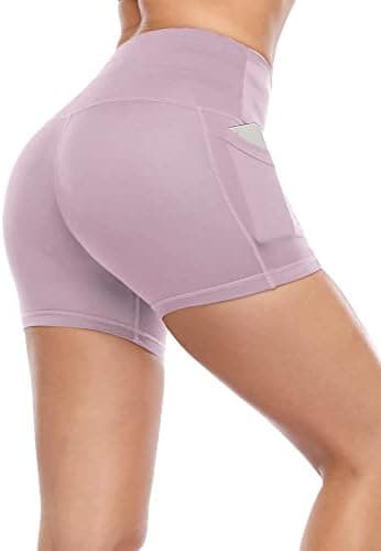 CADMUS High Waist Athletic Shorts for Womens Yoga Fitness Running Shorts with Deep Pockets - Image 2
